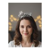 Parti Adresi Birthday Queen Gümüş Mika Taç – Doğum Günü Parti Tacı