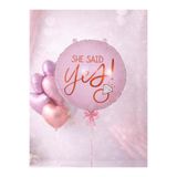 Parti Adresi Bride Parti Palonu She Said Yes Yazılı Folyo Balon 55 cm