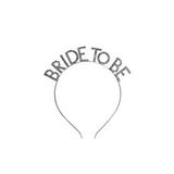 Parti Adresi Bride To Be Taç Taşlı Metal Bekarlığa Veda Parti Tacı Gümüş Çok Renkli