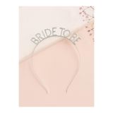 Parti Adresi Bride To Be Taç Taşlı Metal Bekarlığa Veda Parti Tacı Gümüş