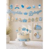 Parti Adresi Hoşgeldin Bebeğim Parti Seti Erkek Bebek Baby Shower Parti Süsleri