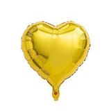 Parti Adresi Kalp Folyo Balon Doğum Günü Parti Balonu Gold 24 Inc 60 Cm Çok Renkli