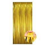 Parti Adresi Metalize Parti Perdesi Kapı Ve Fon Perdesi Gold 90x240 Çok Renkli