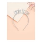 Parti Adresi Mom To Be Taç Mika Plastik Baby Shower Tacı Gümüş