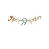 Parti Adresi Retro Temalı İyi Ki Doğdun Yazı Banner Doğum Günü Parti Süsü Çok Renkli