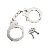 Parti Aksesuar Anahtarlı Oyuncak Metal Kelepçe Polis Kelepçesi 001