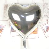 Parti Aksesuar Kalp Uçan Balon Folyo Mor 80 cm 32 inç stokxc113s123