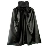 Parti Aksesuar Siyah Renk Yakalı Halloween Pelerini 90 cm MKTB-SMR00PM-T10