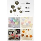Parti Atölyesi Yeni Model 8 Kollu 110 CM Balon Duvarı Standı Yerde Ve Masa Üzerilerinde Kullanıma Uygun