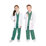 Parti Bulutu Çocuk Doktor Önlüğü 3-4 Yaş