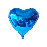 Parti dolabı 1 Adet 45 cm Koyu Mavi Kalp Şeklinde Folyo Balon, Helyumla Uçan