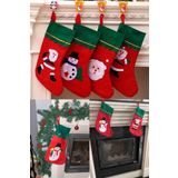 Parti dolabı 1 Adet Yılbaşı Dekor Çorap Şömine Duvar Süsü Christmas Çam Ağacı Süsü Noel Baba Kardan Adam 35x25cm