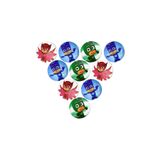 Parti dolabı 10 Adet Pijamaskeliler Rozet, Hediyelik Pj Masks Yaka Rozetleri