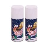 Parti dolabı 2 Adet Yılbaşı Kar Spreyi 150 ml (ERİMEYEN, AĞAÇ, PENCERE VE CAM IÇİN KALICI YAZI KAR SPREYİ)