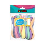 Parti dolabı 25'li Karışık Makaron Mat Balon Pastel 12 Inç