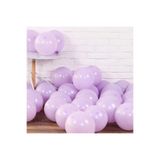 Parti dolabı 30'lu Lila Makaron Pastel Renk Mat Balon