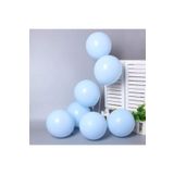 Parti dolabı 30'lu Mavi Makaron Pastel Renk Mat Balon