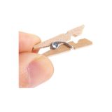 Parti dolabı 50 Adet Ahşap Küçük 2.5cm Mandal, Ataç Fotoğraf Askısı Mandalı