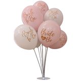 Parti dolabı 7 Bride To Be Balon + 1 Balon Standı Bekarlığa Veda Masa Üstü Dekor Süs Standı
