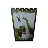 Parti dolabı 8'li Vahşi Dinozor Mısır Kutusu Jurassik Park Temalı Popcorn Ikram Kutusu 11,5x7,5cm