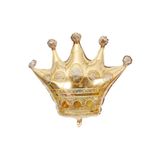Parti dolabı Büyük Kral Tacı 79cm x 65 cm Gold Altın Sarısı Kral Taç Folyo Büyük Balon Gold