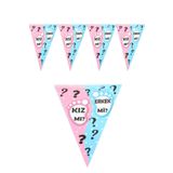 Parti dolabı Cinsiyet Belirleme Flama Kız Mı Erkek Mi Baby Shower Parti Süsü 2 Metre