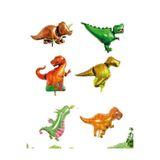 Parti dolabı Dinozor Folyo Balon Seti 6 Lı