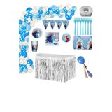 Parti dolabı Frozen & Elsa Lüks Doğum Günü Parti Seti 16 Kişilik Paket