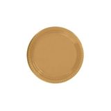 Parti dolabı Gold Dore Altın Sarısı 8li Tabak Doğum Günü Karton Plastik 23cm