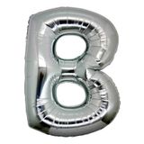 Parti dolabı Gümüş B Harf Folyo Balon B Harfi Büyük Boy Balon Gümüş/gri 100cm