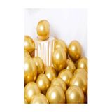 Parti dolabı Kaliteli Tasarıma Sahip Krom Parlak Metalik Altın Gold Renk 10'lu Balon
