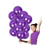 Parti dolabı Mor Renk Metalik Balon 5 Li