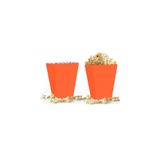 Parti dolabı Turuncu Popcorn Kutusu (mısır, Cips Kutusu) 8 Adet