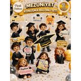 Parti Dükkanı Mezuniyet Konuşma Balonu 10 Adet - Paket 2