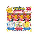 Parti Dükkanım 4 Adet Pokemon Boyama Kitabı 16 Sayfa