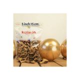 Parti Dükkanım 5 Inch Mini Gold Krom Balon 10 Adet