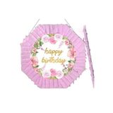 Parti Dükkanım Happy Birthday Çiçekli Pinyata 42 Cm + Sopası