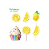 Parti Dükkanım Limon Temalı Şekilli Kürdan 10 Adet