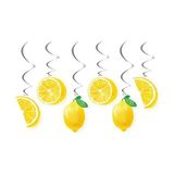 Parti Dükkanım Limon Temalı Tavan Süs 6 Adet
