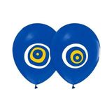 Parti Dükkanım Mavi Nazar Boncuklu Balon (10 Adet)