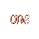 Parti Dükkanım One Folyo Balon Rose Gold 50x107 Cm