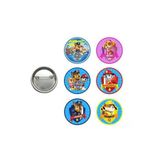 Parti Dükkanım Paw Patrol Hediyelik Parti Rozeti (6 Adet)