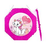 Parti Dükkanım Pembe Kedi Pinyata 42 cm + Sopası