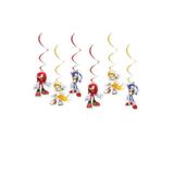 Parti Dükkanım Sonic Boom Asma Süs 6 Adet