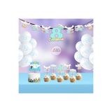 Parti Evreni Cinnamoroll Doğum Günü Seti | Yaş Seçenekli Afiş, Pasta Süsü Seti, Balon