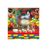 Parti Evreni NinjaGo Doğum Günü Seti | Yaş Seçenekli Afiş, Pasta Süsü Seti, Balon