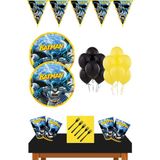 Parti Furyası Batman Doğum Günü Konsepti 8 Kişilik Siyah Ekonomik Set+Batman Parti Malzemeleri 8 Kişilik Ekonomik Set - Renkli