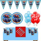 Parti Furyası Hot Wheels Doğum Günü 8 Kisilik Hot Wheels Parti Malzemeleri Seti Ekonomik