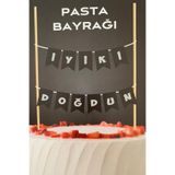 parti Iyi Ki Doğdun Pasta Bayrağı