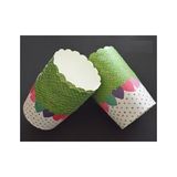 Parti Kalpli Puantiyeli Muffin Cupcake Mini Kek Kalıbı Kapsülü